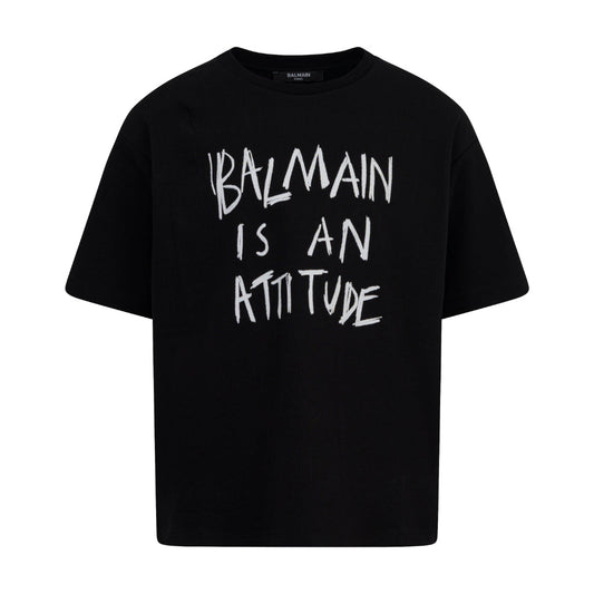Balmain Kids Graphic Print T-shirt