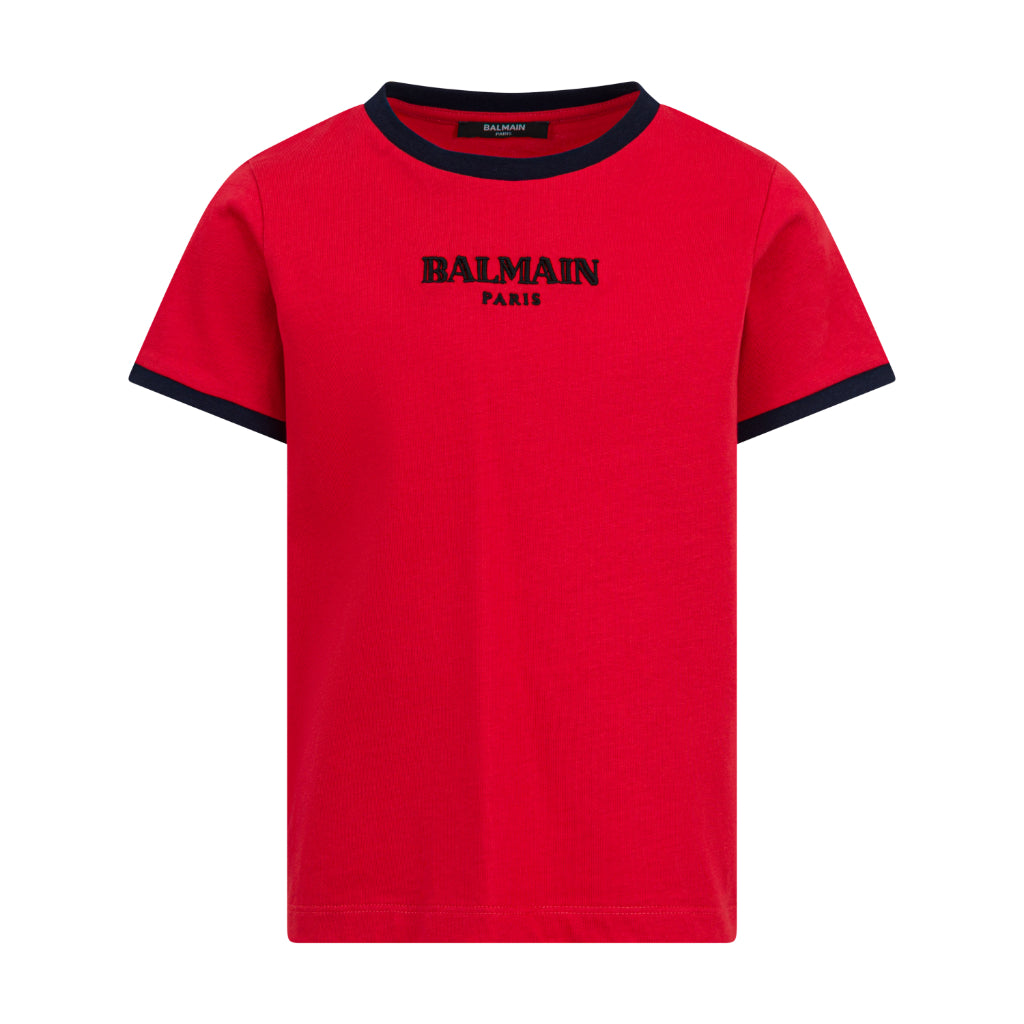 Balmain Kids Logo Print T-shirt
