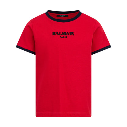 Balmain Kids Logo Print T-shirt