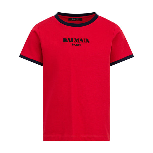 Balmain Kids Logo Print T-shirt