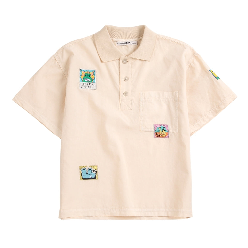 Bobo Choses Bobo Labelled Boxy Shirt