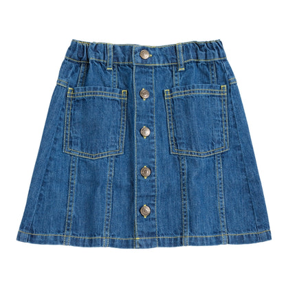 Bobo Choses Booo Bo Choses Tag Denim Skirt