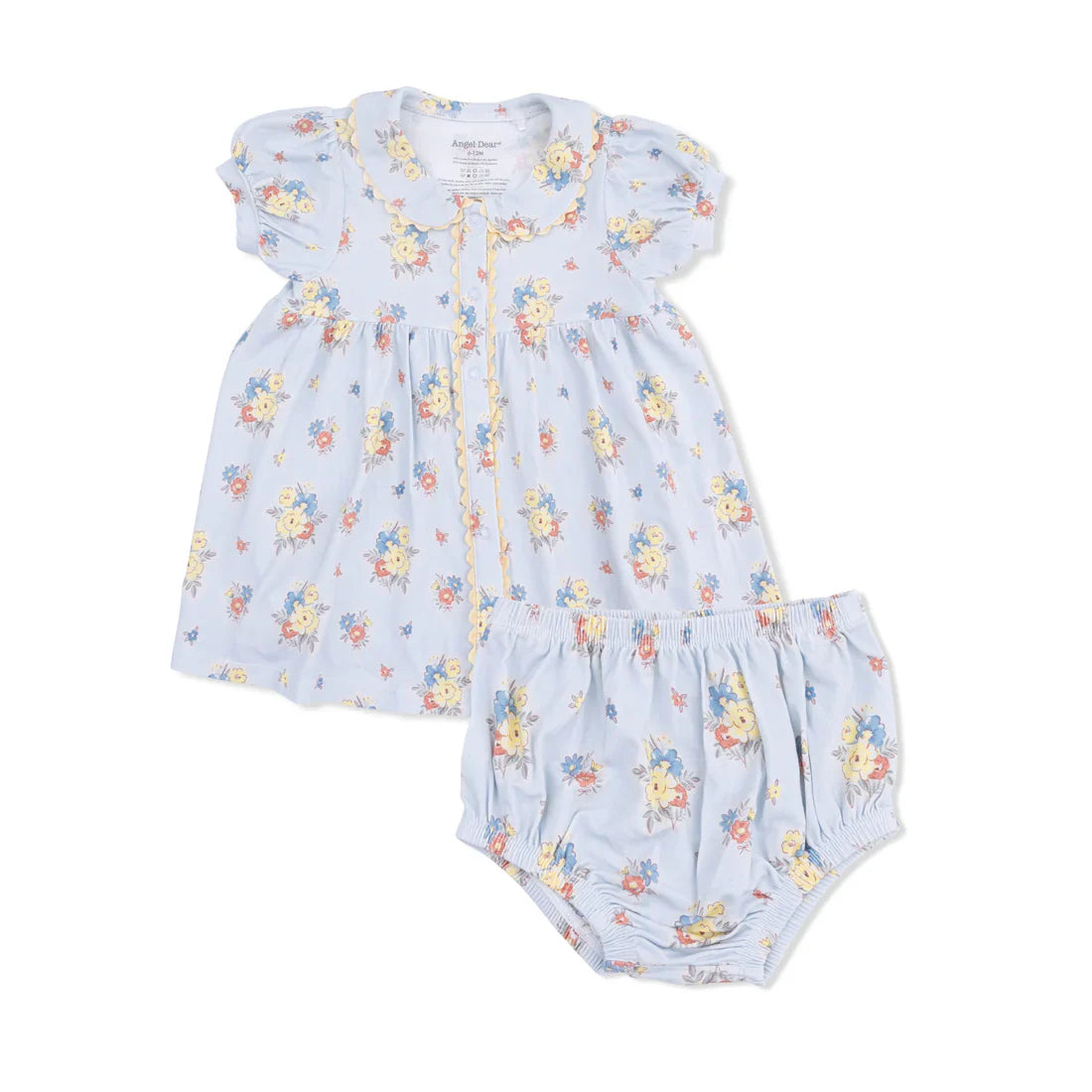 Country Stitch Floral Betty Dress Puff Sleeve w/Bloomer