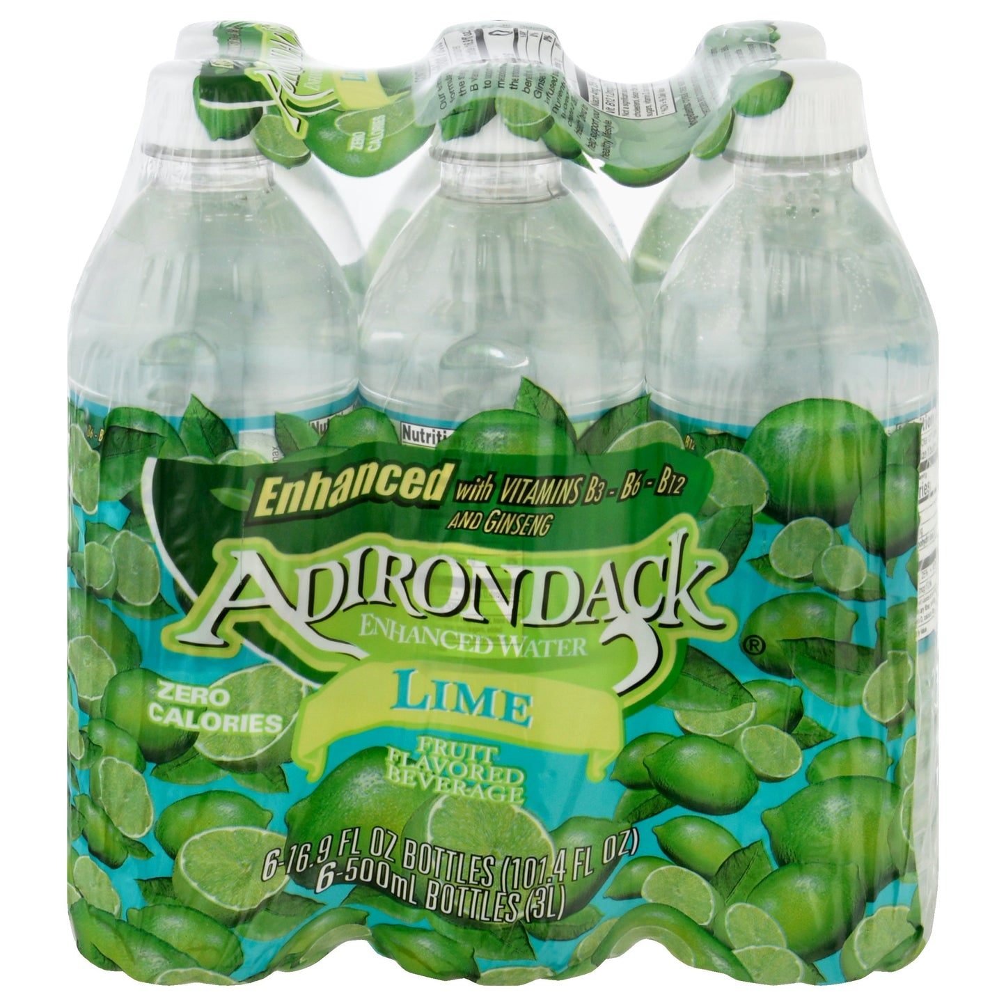 Adirondack Lime Enhanced Water 6 ea - 101.4 FZ 4 Pack
