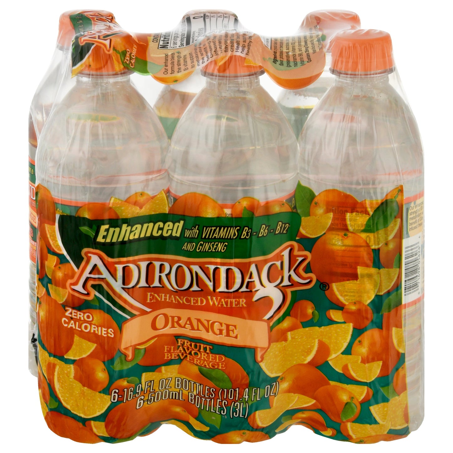 Adirondack Orange Enhanced Water 6 ea - 101.4 FZ 4 Pack