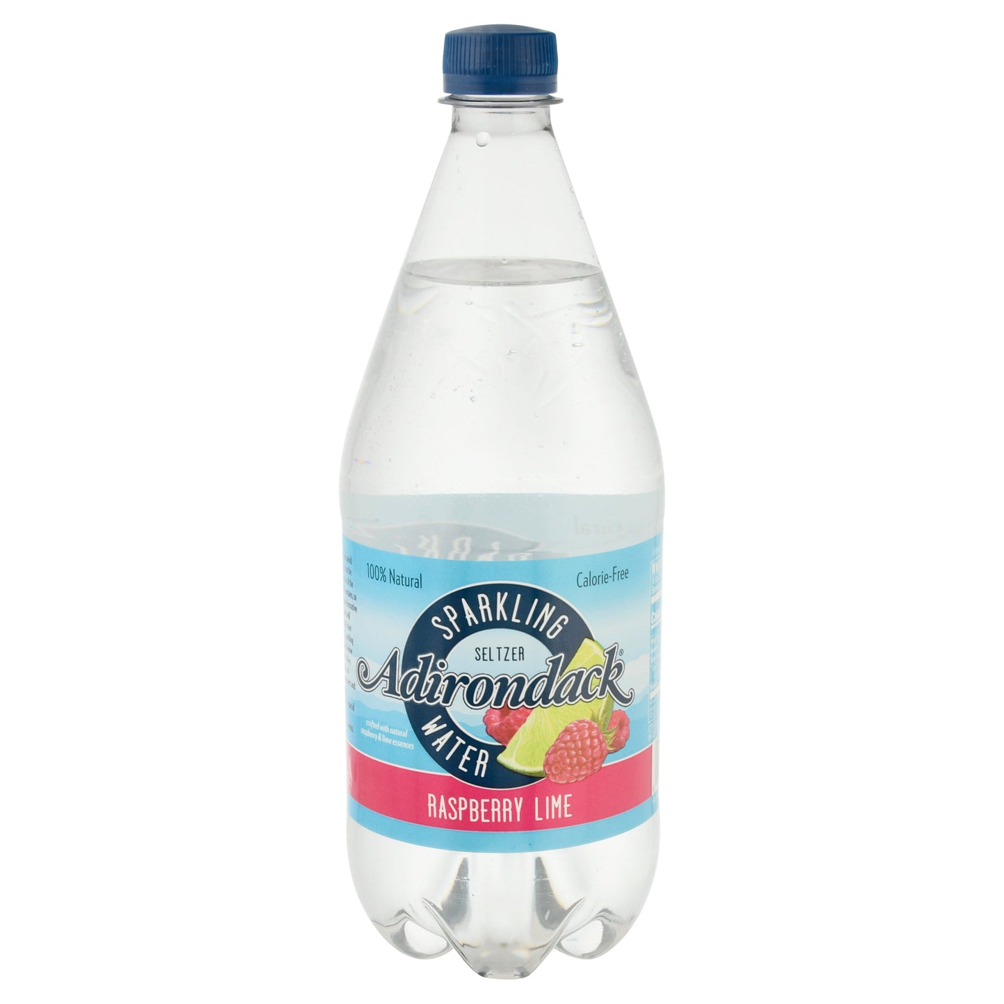 Adirondack Raspberry Lime Sparkling Water 1 lt - 33.8 FZ 12 Pack