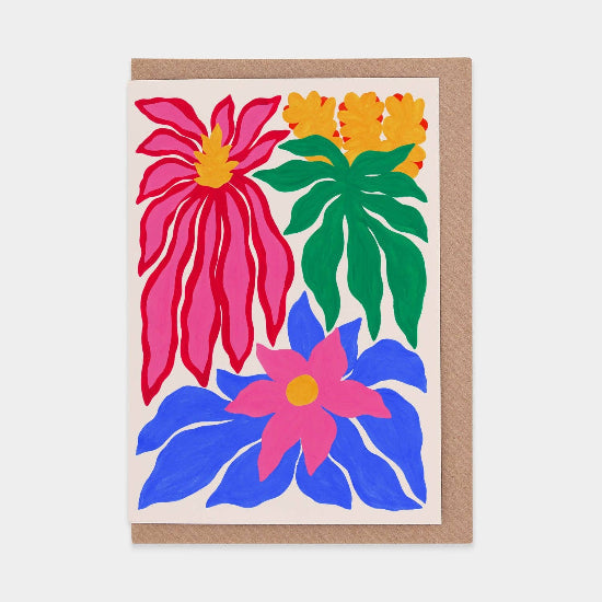 Bromeliads Greetings Card