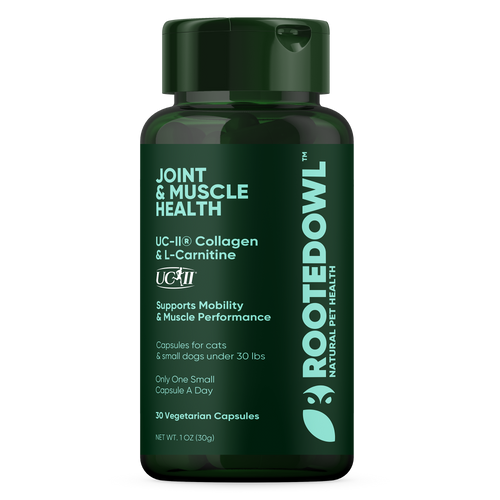 Animal And Plant Sciences Joint + Muscle Health for Cats & Small Dogs Capsules with UC-II Collagen - 30 CT 12 Pack