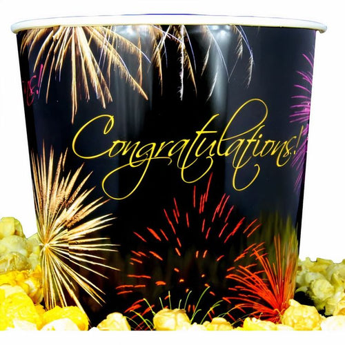 Argires Snacks Congratulations Tub Cheddarcorn & Caramel Corn Mix - 1 GAL 1 Pack