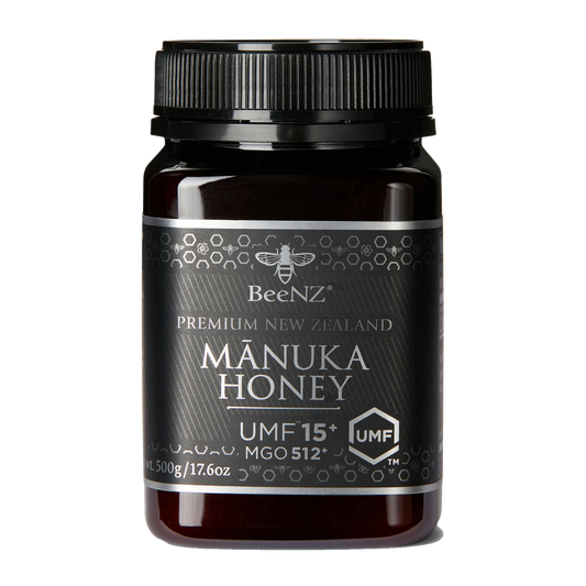 BeeNZ Manuka Honey UMF15+ - 17.6 OZ 12 Pack