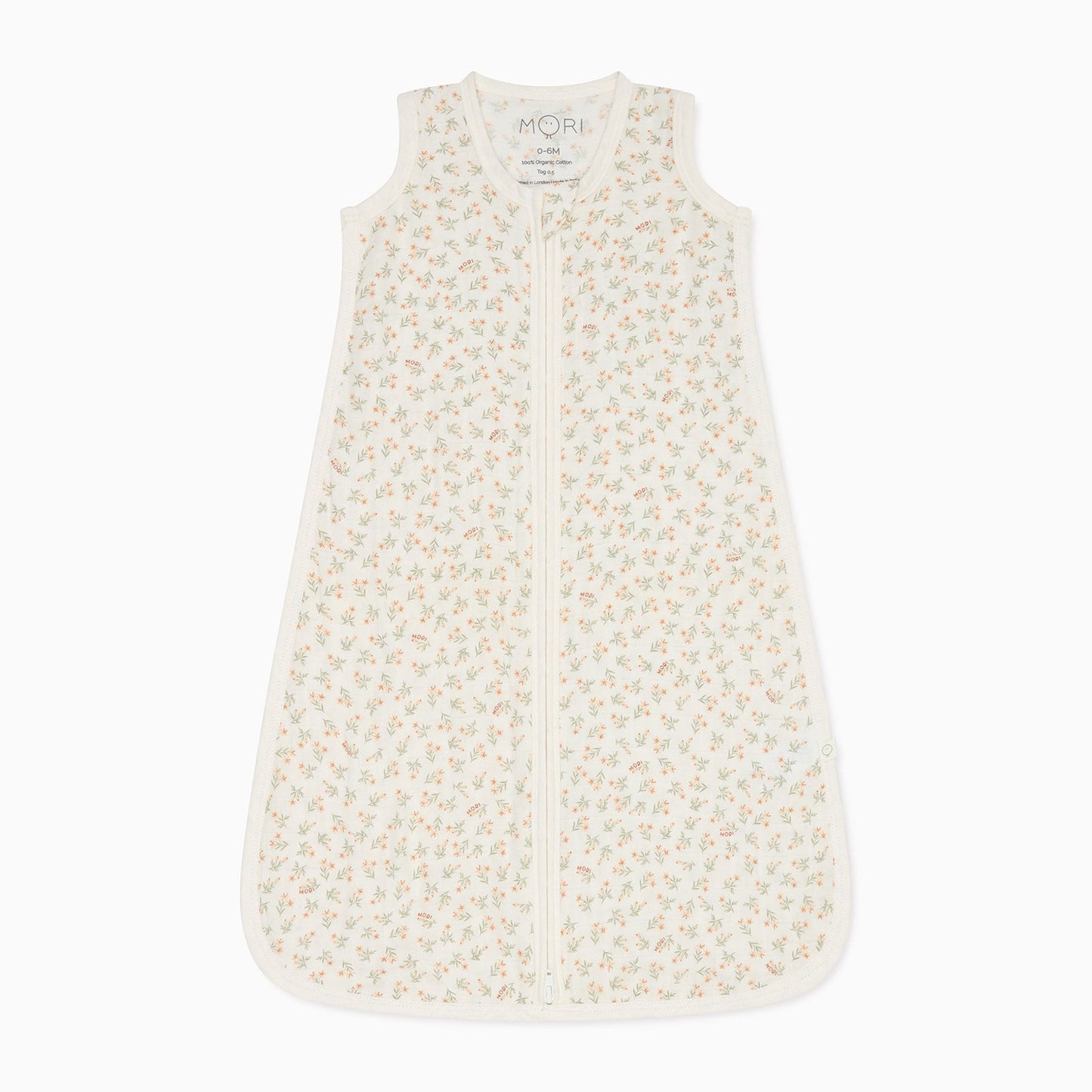 Floral Muslin Front Opening Sleeping Bag