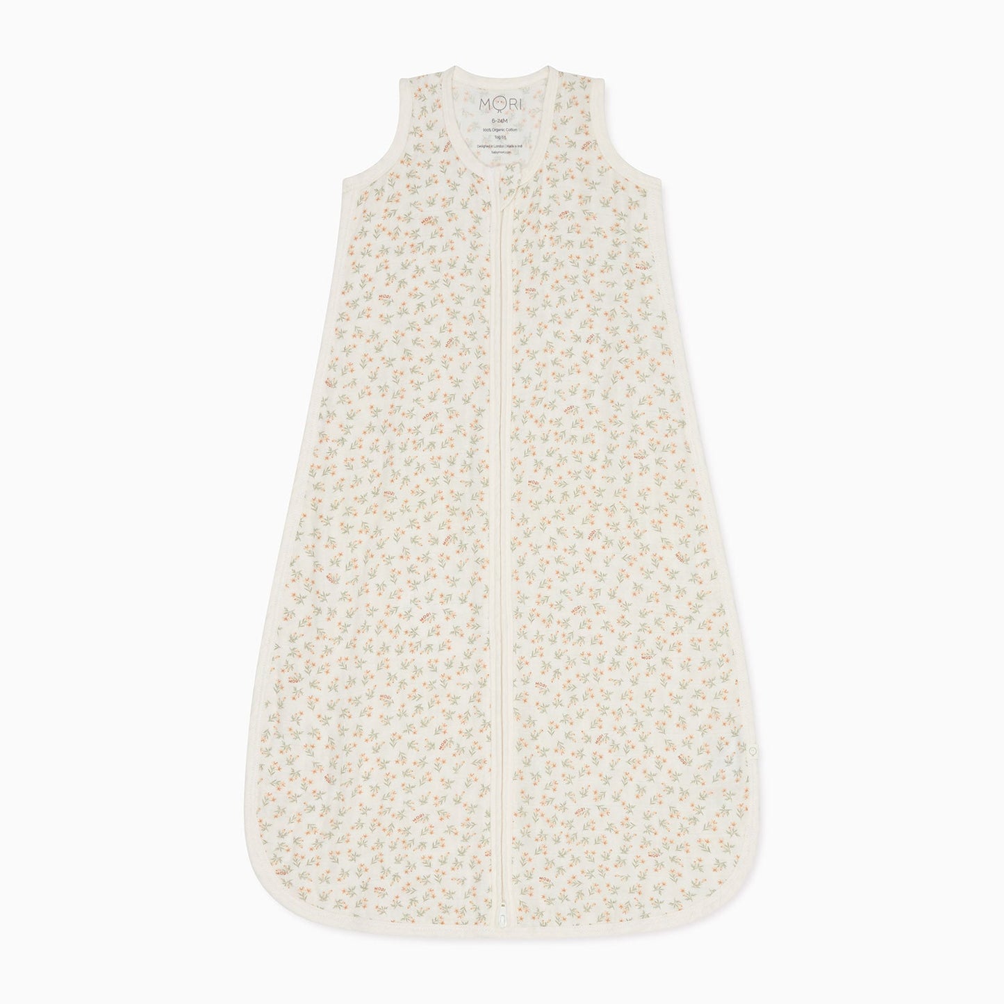 Floral Muslin Front Opening Sleeping Bag