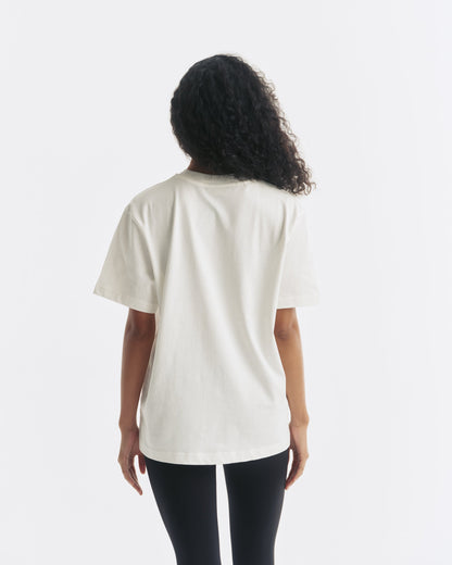 ADA Short Sleeve Oversized T-shirt - White/Black