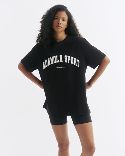 AS Short Sleeve Oversized T-shirt - Black/White