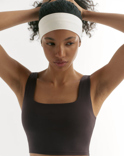 Jersey Headband - Marshmallow White