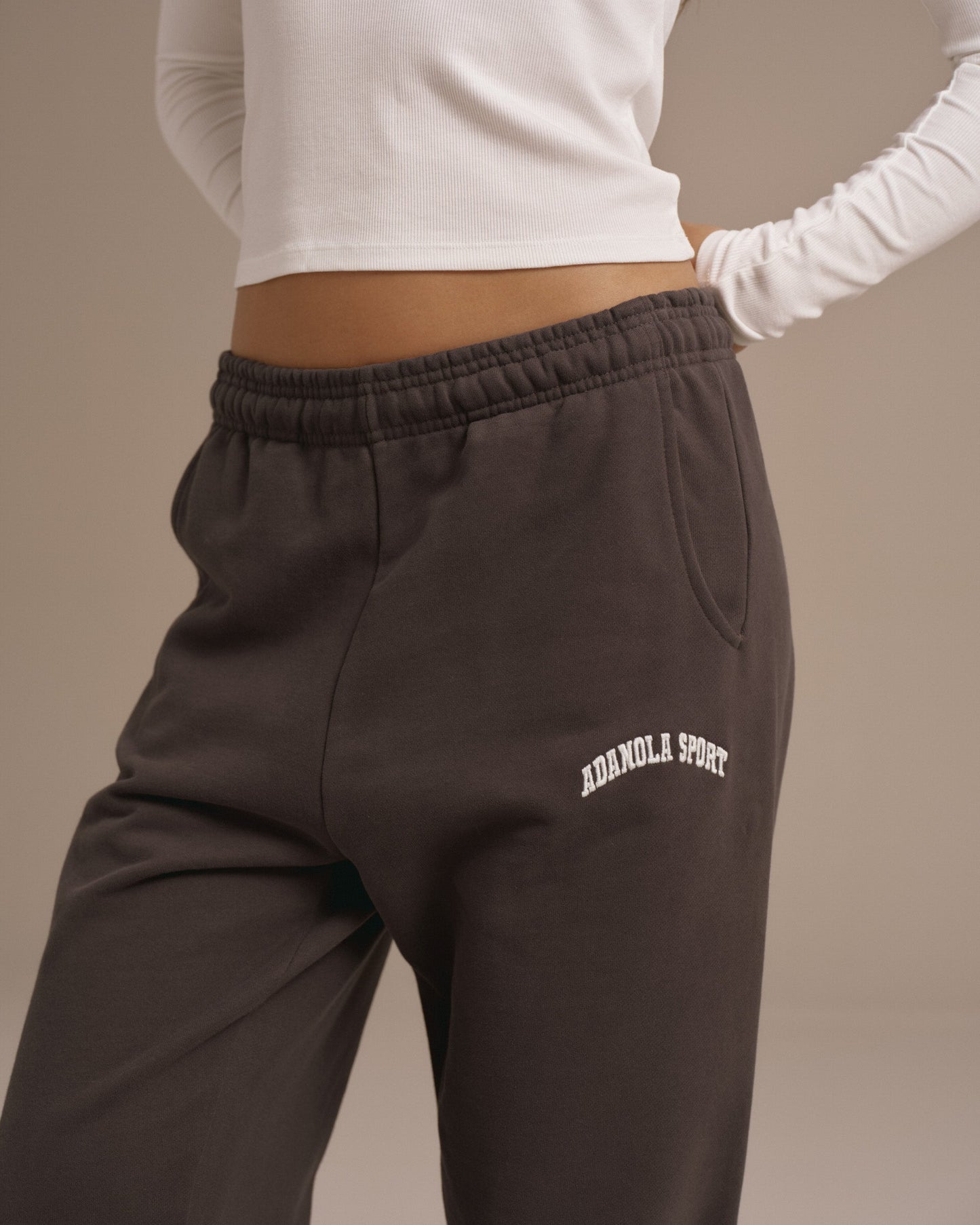 AS Sweatpants - Washed Coffee Bean