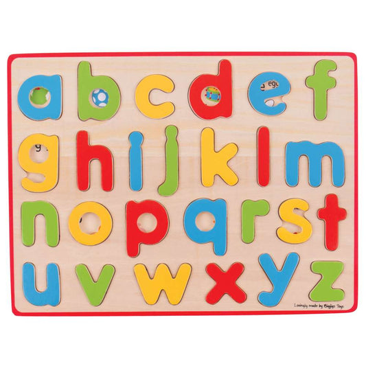 Inset Puzzle Lowercase Alphabet