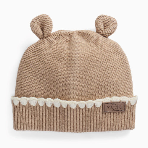 Bear Hat with Embroidery Stitch