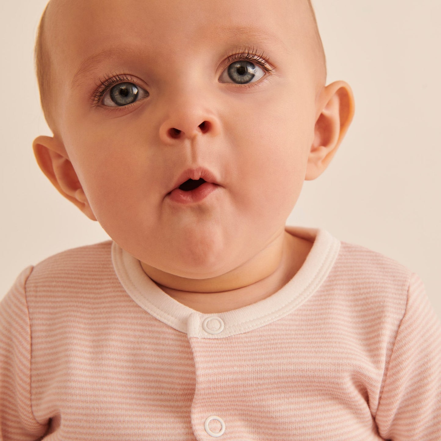 Cardigan - Blush Stripe