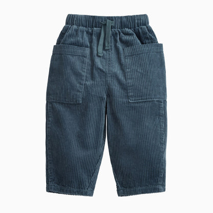 KIDLY by MORI Barrel Leg Cord Trouser