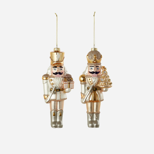 Gold/Silver Nutcracker Ornament
