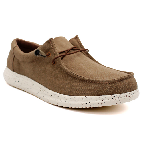 Huntington Menâs Laforst Heather Beige Comfort Hola! Shoe - Select Size