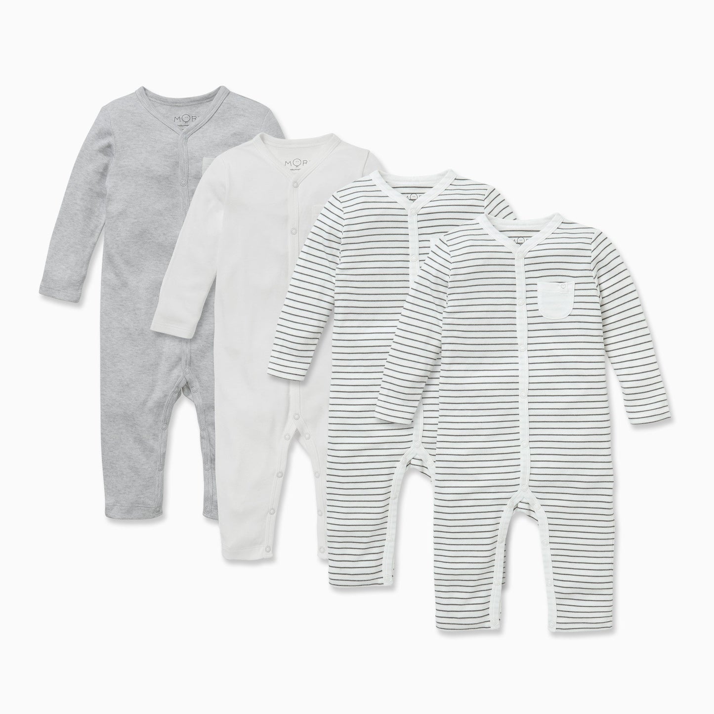 Front Opening Sleepsuit 4 Pack