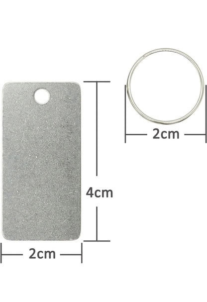 Engraved Drawing Key Ring