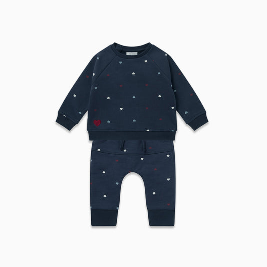 Hearts Sweatshirt & Joggers Outfit