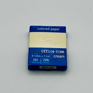 Cream Coloured Printer Paper - 1/12 Scale