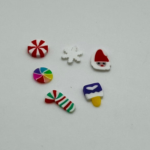 Candy - Random Selection - 6 Pieces - Polymer Clay - 1/12 Scale Dollhouse Miniature