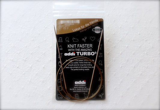 Addi Turbo 32" Circular Needle