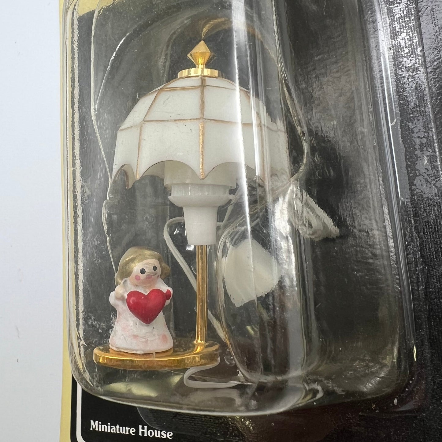 Doll with Heart Table Lamp -12 Volt - 1/12 Scale Miniature
