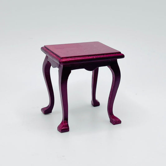 Mahogany Side Table - Dollhouse Miniature