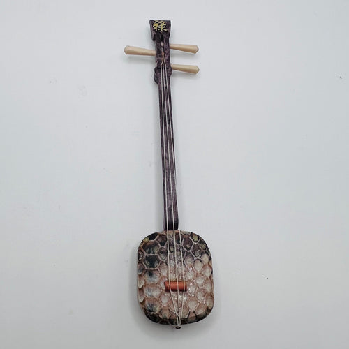 Sanxian- Chinese Lute Musical Instrument - 1/12 Scale Dollhouse Miniature