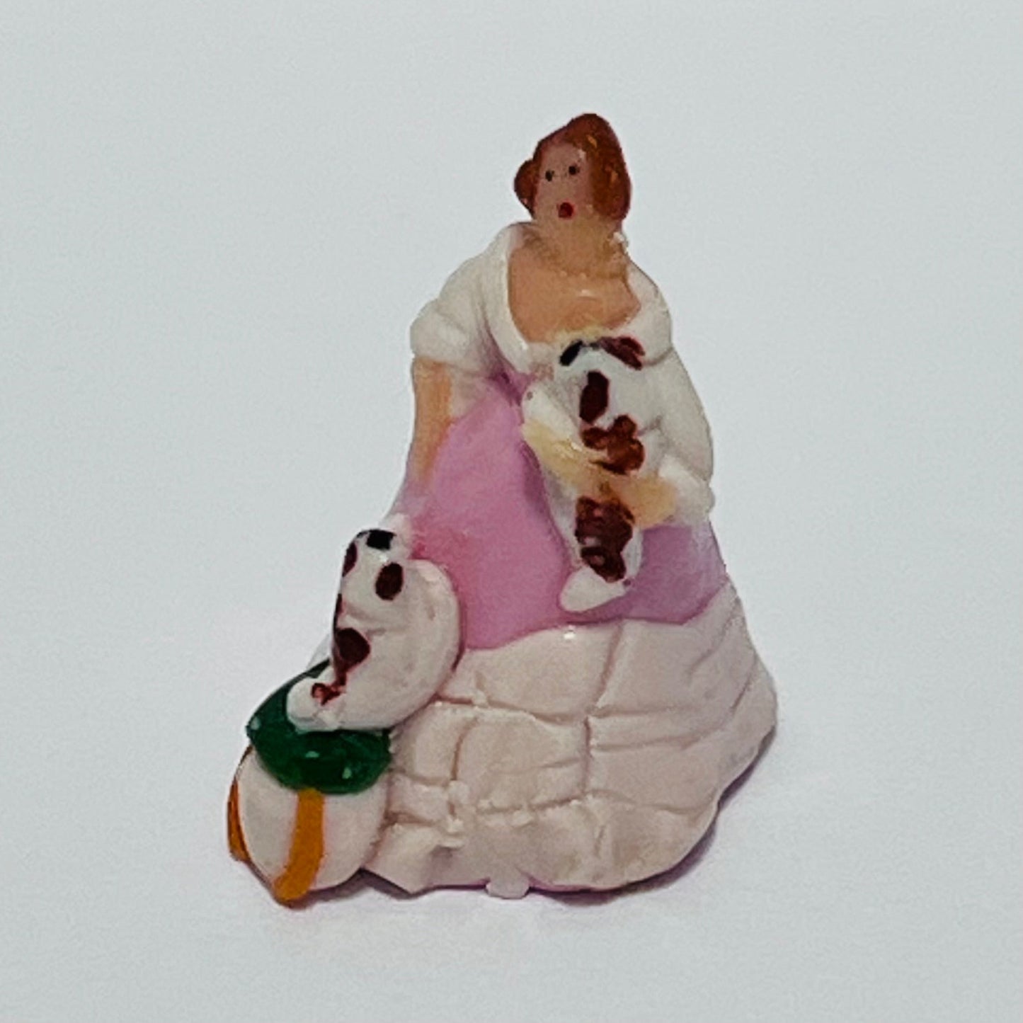 Inspired by Royal Doulton: Queen Victoria with 2 Dogs - 1/12 Scale
