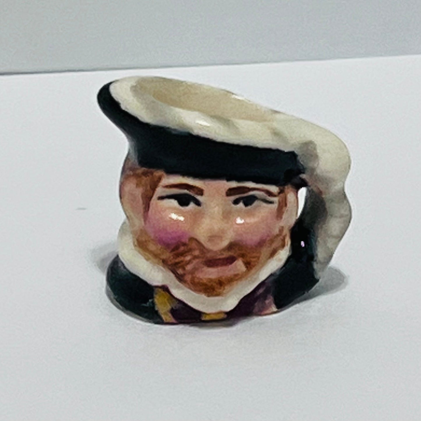 Henry VIII Toby Jug - Ceramic - 1/2 Scale Dollhouse Miniature