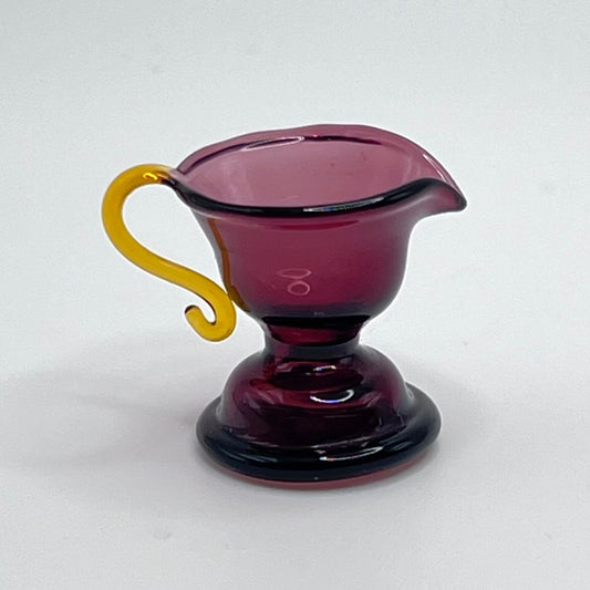 Pedestal Footed Pitcher - Glass - 1/12 Scale Dollhouse Miniature (Copy)