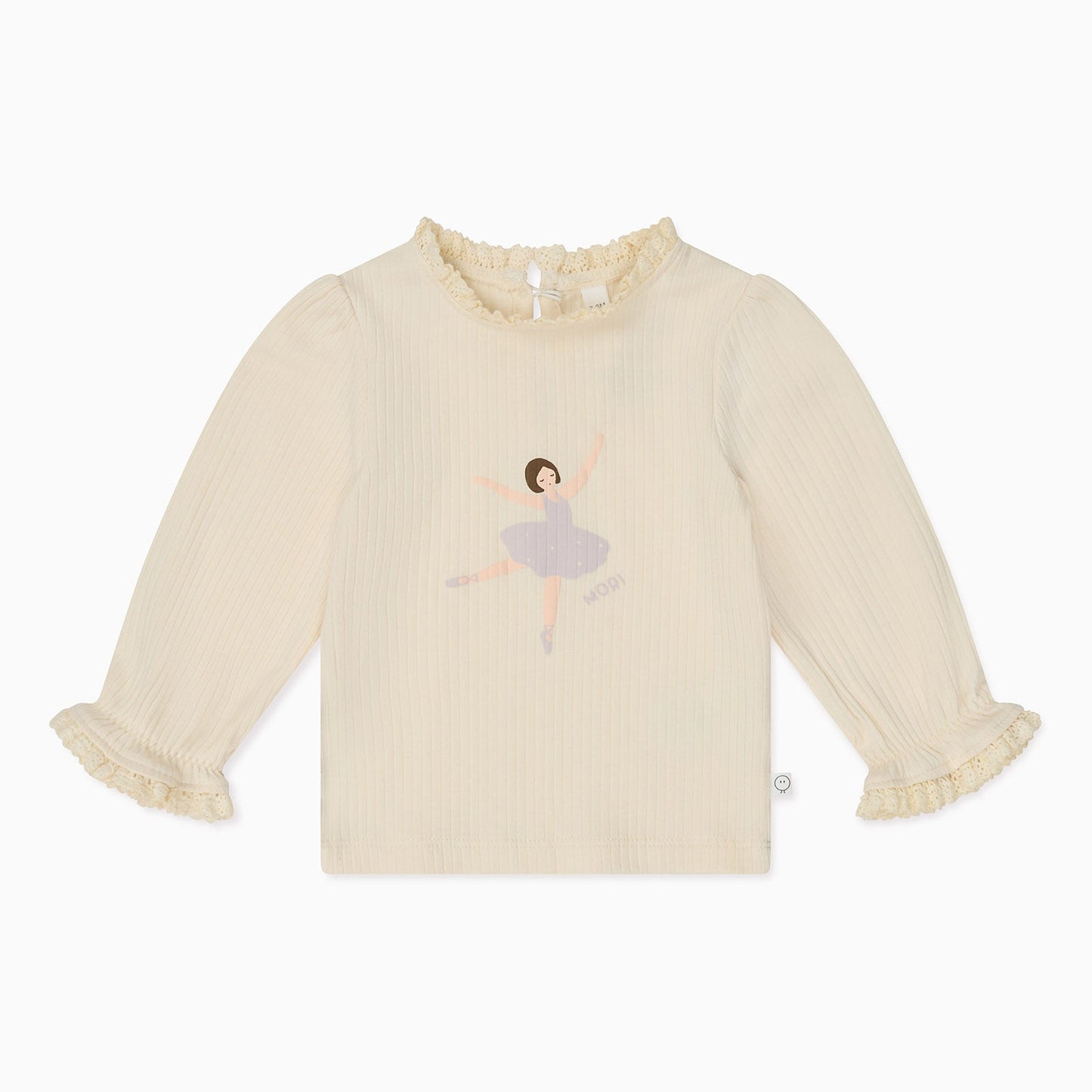 Ballerina Frilled Ribbed Top