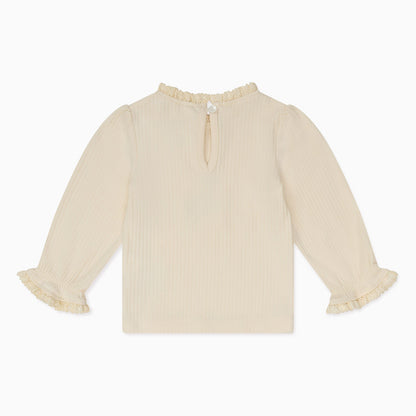 Ballerina Frilled Ribbed Top