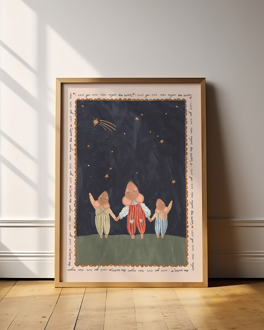 I Need You - Three Mice Art Print