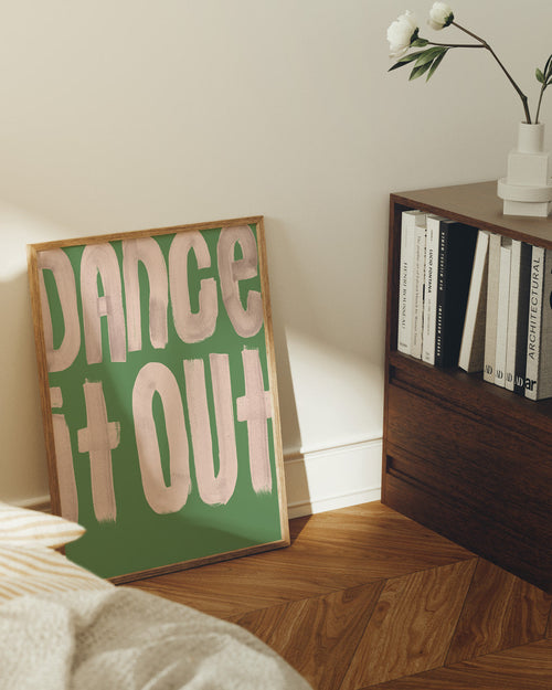 Dance It Out' - Word Art Print