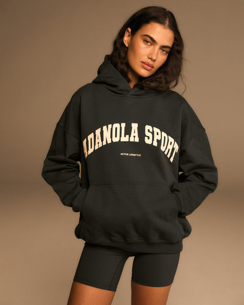 AS Oversized Hoodie - Graphite Grey/Marshmallow White