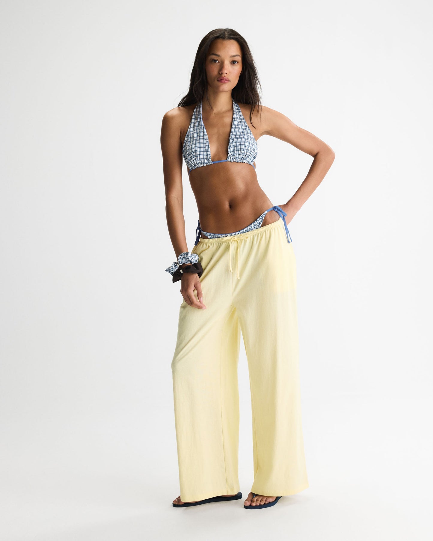 Slub Lounge Trousers - Buttercream