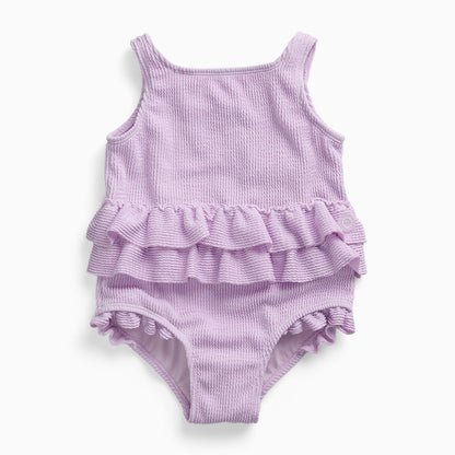 Frilled Swimsuit - Lilac