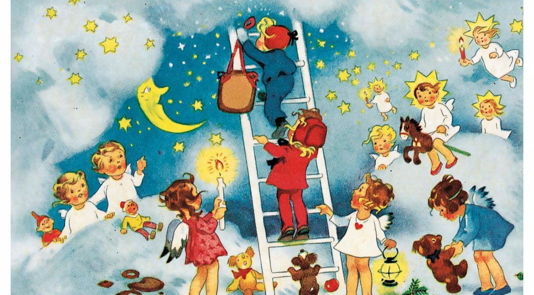 Little German Advent Calendar Card