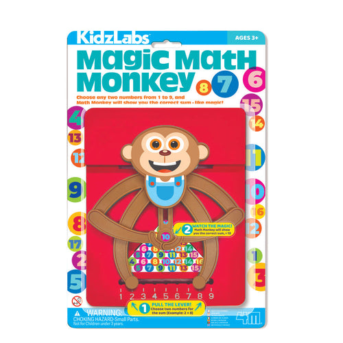 4M Math Monkey KidzLabs Math Toy for STEM Learning Educational Toy