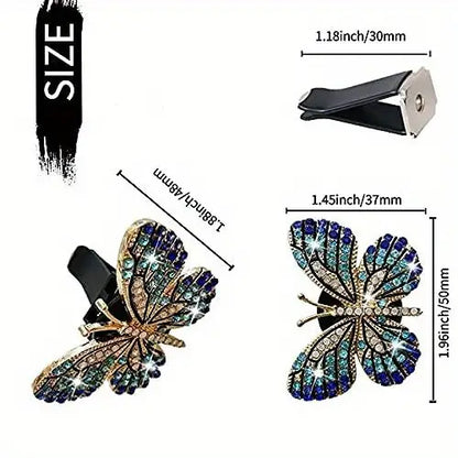DIY Full Diamond Butterfly Car Air Vent Jewelry Accessories