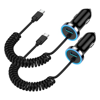 Google Pixel Car ChargerAndroid Phone Car Charger Built-in 3FT USB C Cable for Google Pixel 9 Pro Fold 9 Pro XL 9 Pro 8 Pro 8a 7 Pro 7a 62Packs Car Charger for Galaxy A55 S24 Ultra A16 A15 S22 A35