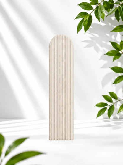 Monio - Upholstered Wall Panel Fence - Cream Corduroy